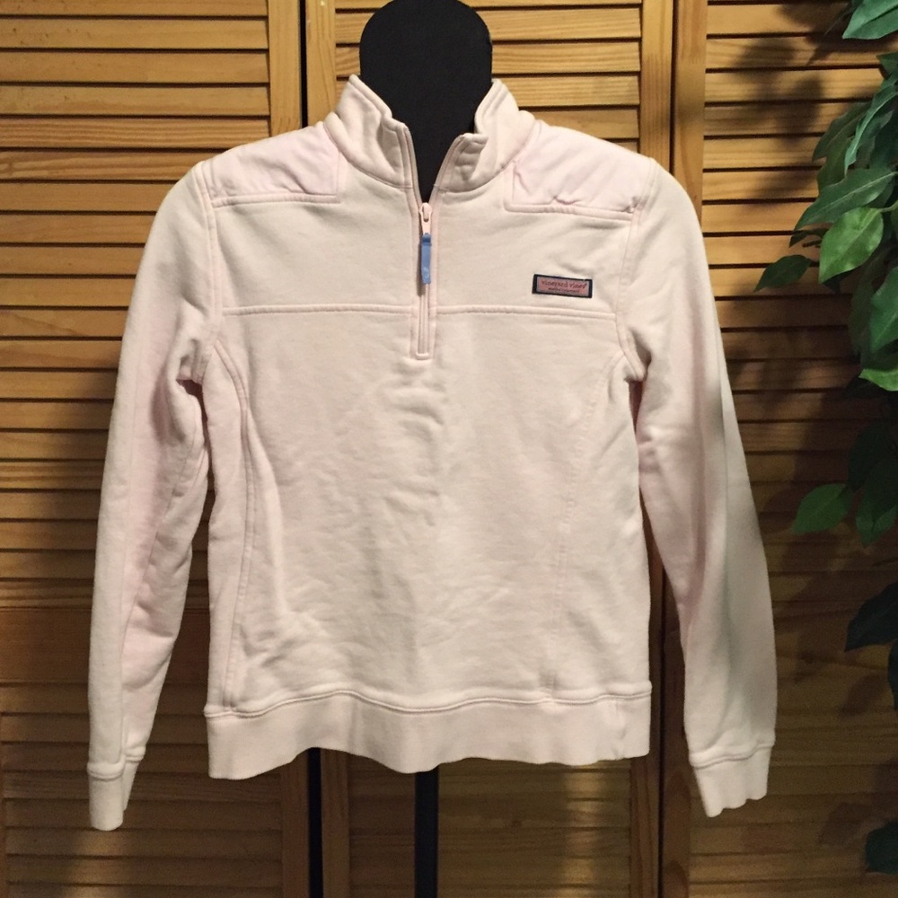 Baby Pink Quarter Zip Shep Shirt Vineyard Vines